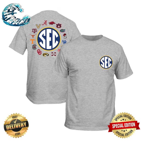Official 2024 SEC Circle Logo Two Sides Print Premium T-Shirt