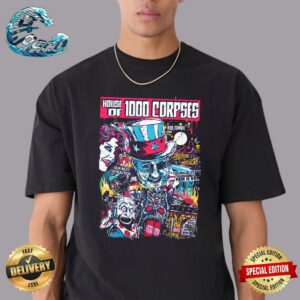 Official A Rob Zombie Film House Of 1000 Corpses Our Next Attraction Unisex T-Shirt