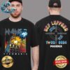 Official Def Leppard Pyromania Tour 2024 In Pittsburgh PA On July 27 2024 Two Sides Print Vintage T-Shirt