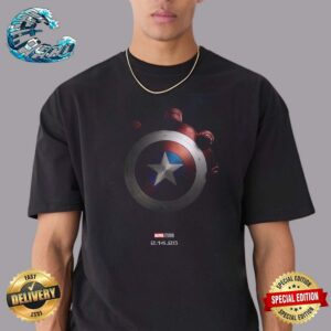 Official First Poster For Captain America Brave New World In Theaters On February 14 2025 Unisex T-Shirt