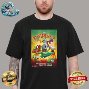 Official First Poster For Futurama Season 12 Premieres July 29 On HuLu Unisex T-Shirt
