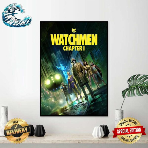 Official First Poster For Watchmen Chapter 1 Wall Decor Poster Canvas
