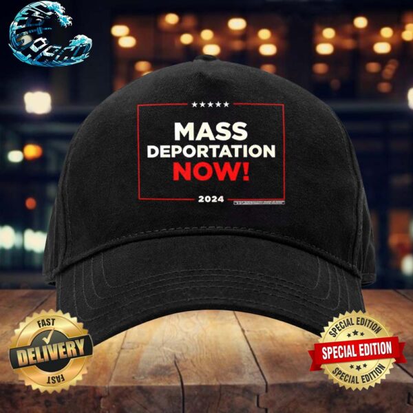 Official Mass Deportation Now 2024 Republican National Convention Snapback Hat Classic Cap