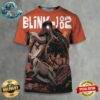 Official Poster For Blink-182 In Raleigh NC At PNC Arena On July 30 One More Time Tour 2024 3D Shirt