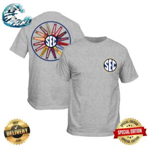 Official SEC Pinwheel Two Sides Print Unisex T-Shirt