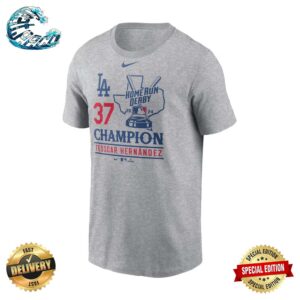 Official Teoscar Hernandez Los Angeles Dodgers Nike 2024 MLB Home Run Derby Champion Vintage T-Shirt