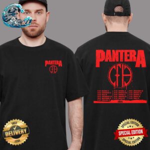 Pantera EU Tour 2025 Official Schedule List Date Merchandise Two Sides Print Vintage T-Shirt