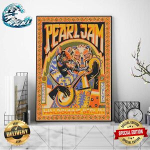 Pearl Jam Art By Jumu Home With The Murder Capital Poster For The Berlin Waldbuhne Show On July 3 2024 Home Decor Poster Canvas