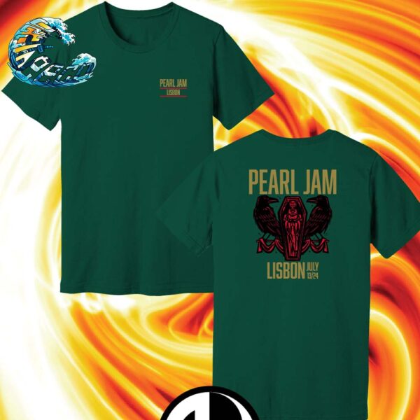 Pearl Jam Dark Matter World Tour 2024 In Lisbon Portugal Event Tee Lisbon Live Festival On July 13 2024 Two Sides Print Classic T-Shirt
