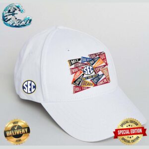 SEC Only The Best Pennants Two Sides Hat Snapback Cap