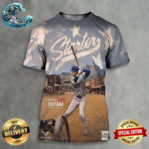 Shohei Ohtani Is Your National League Starting Designated Hitter MLB All-Star All Over Print Shirt