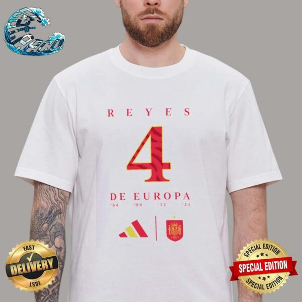 Spain Euro Winner Reyes 4 De Europa Euro 2024 Champions Adidas Unisex T-Shirt