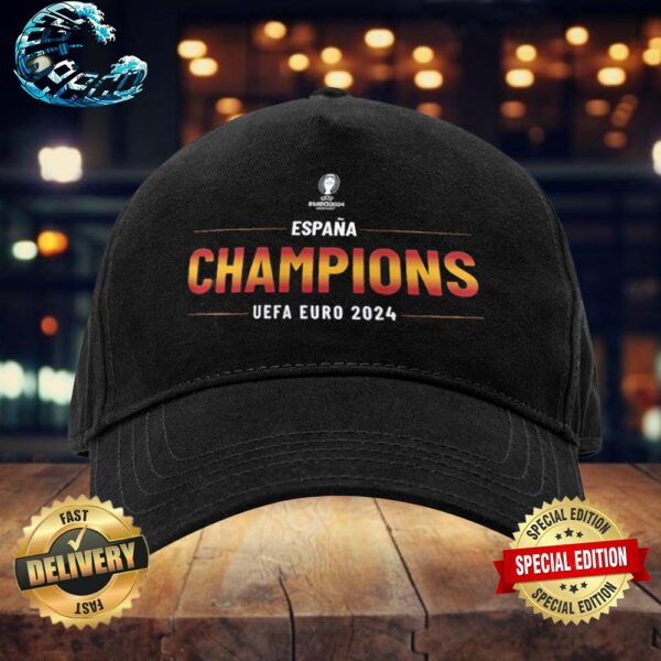 Spanish Football UEFA European Champions 2024 Spain Graphic Classic Cap Snapback Hat