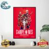 Congrats Spanish Football Are Uefa Euro 2024 Champions Home Decor Poster Canvas
