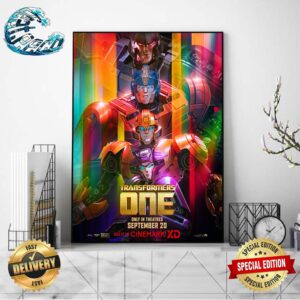 Cinemark XD Poster For Transformers One Only In Theaters On September 20 Home Decor Poster Canvas