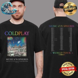 Coldplay Tee For Show Music In Vienna August 21th 22th 24th And 25th Music Of The Spheres Tour 2024 At Ernst Happel Stadion T-Shirt