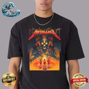 Metallica Satan Artwork M72 In Minneapolis MN US Pop-Up Poster M72 North American Tour 2024 At US Bank Stadium On August 16 And 18 2024 Vintage T-Shirt