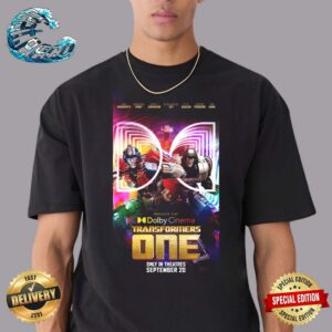 New Dolby Poster For Transformers One Only In Theaters On September 20 Classic T-Shirt