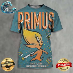 Primus Merch Poster For Show On August 13 2024 At Thompson’s Point In Portland ME All Over Print Shirt