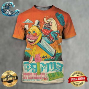 Primus Poster Show Music At Outer Harbor In Buffalo New York On August 9 2024 3D Shirt