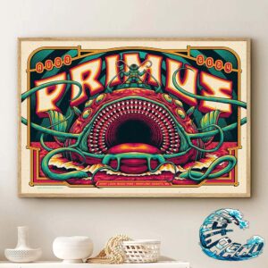 Primus Show At Saint Louis Music Park In Maryland Heights MO On August 3 2024 Poster Canvas