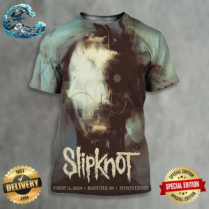 Slipknot 25th Anniversary Tour On August 15 2024 At Xfinity Center In Mansfield MA 3D Shirt