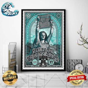 Tedeschi Trucks Band Concert Poster For Philadelphia PA At The Mann Center For The Performing Arts On August 28 2024 Home Decor Poster Canvas