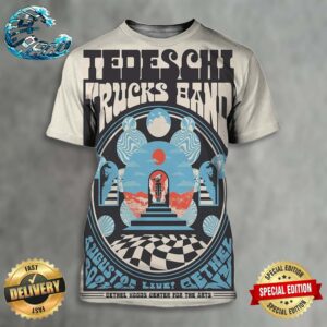 Tedeschi Trucks Band Show Poster At Bethel Woods Center For The Arts In Bethel NY On August 25th 2024 All Over Print Shirt