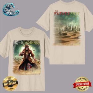 The Future Past 2024 World Tour Stranger Desert Merch Tee Iron Maiden Two Sides Print Premium T-Shirt