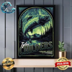 Tyler Childers With Nathaniel Rateliff And The Nightsweats And Joy Oladokun Poster At Washington–Grizzly Stadium In Missoula MT On August 24th 2024 Poster Canvas