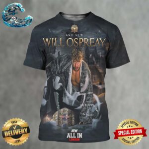 Will Ospreay AEW All In London 2024 And New International Champion Is The Aerial Assassin All Over Print Shirt