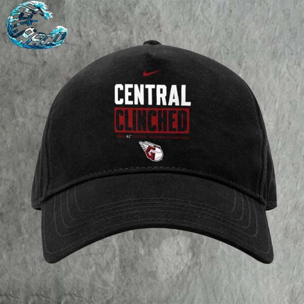 2024 AL Central Division Champions Cleveland Guardians x Nike Snapback Hat Classic Cap