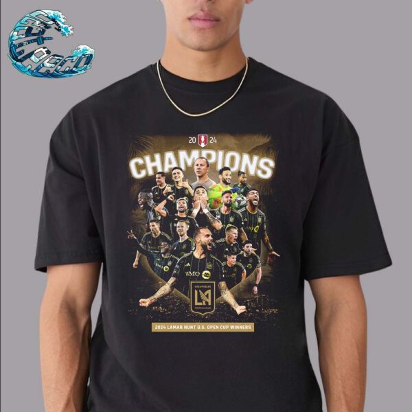 2024 Lamar Hunt US Open Cup Winners Champions Is Los Angeles Football Club Premium T-Shirt