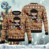 Elon Musk Vs Mark Zuckerberg Cage Fighter Funny Pop Culture Best Xmas Knitted Ugly Christmas Sweater Gift For Family