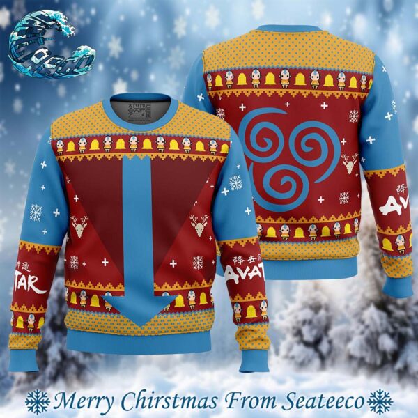 Airbenders Air Nomads Avatar Ugly Christmas Sweater Gift For Men And Women Holiday