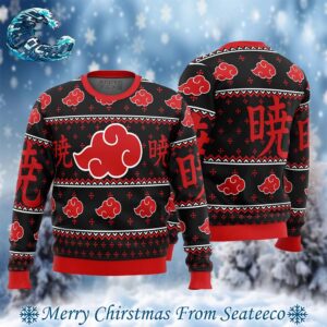 Akatsuki Naruto 2024 Best Knitted Ugly Christmas Sweater