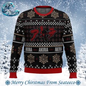 Akira Kanji Name Best Xmas Ugly Christmas Sweater Gift For Men And Women