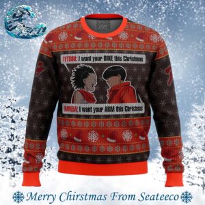 Akira Tetsou Shima and Shotaro Kaneda Best Xmas Ugly Christmas Sweater Gift For Men And Women