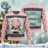 Anya Go To Hell Baby Spy X Family 2024 Best Xmas Knitted Ugly Christmas Sweater Gift For Family