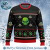 Area 51 Aliens Knitted Best Ugly Christmas Sweater