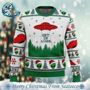 Area 51 Get in Loser Ugly Christmas Sweater Gift For Men And Women