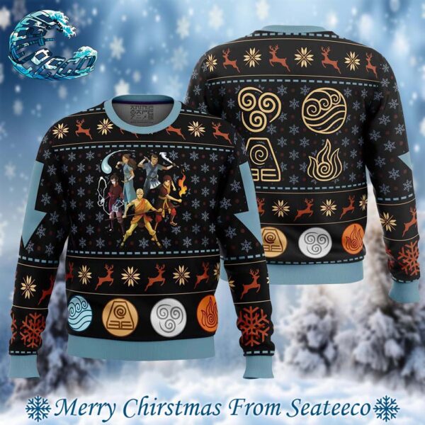 Avatar The Last Airbender Ugly Christmas Sweater Gift For Men And Women Holiday