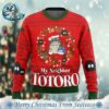 Christmas Totoro My Neighbor Totoro Ugly Christmas Sweater Gift For Holiday 2024