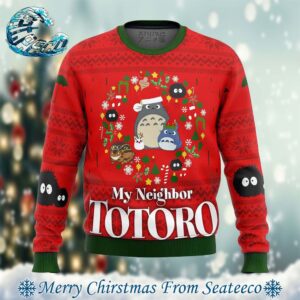 Best Neighbor Totoro Ugly Christmas Sweater Gift For Men And Women