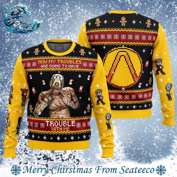 Borderlands 2024 Ugly Christmas Sweater Gift For Holiday