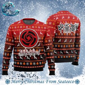 Bottons Symbol Jujutsu Kaisen Best Gift For Family Ugly Christmas Sweater