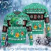 All Is Calm All Bright Snorlax Pokemon 2024 Best Knitted Ugly Christmas Sweater