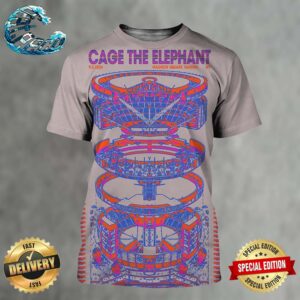 Cage The Elephant Concert Poster At Madison Square Garden In New York NY On September 5 2024 All Over Print Shirt