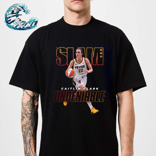 Caitlin Clark Undeniable Cover Tee By SLAM 252 2024-25 NBA Preview Vintage T-Shirt