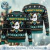 Christmas Beauty And The Beast Disney 2024 Best Knitted Ugly Christmas Sweater